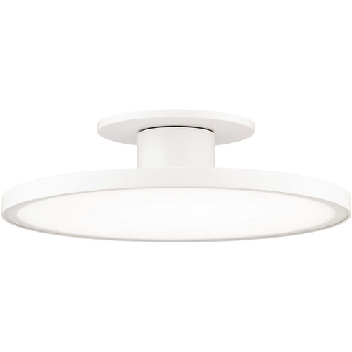 Twist-N-Lite LED 11 inch White Semi-Flush Mount Ceiling Light