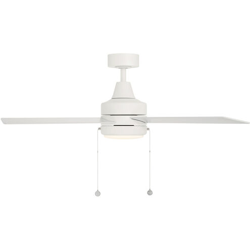 Quade 52 inch Matte White Downrod Ceiling Fan