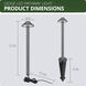 Interpath 12 2.5 watt Bronze Path and Area Light in 2700K Warm LED, WAC Landscape