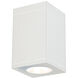 Cube Arch LED 4.5 inch White Flush Ceiling Light in Flood, 90, 3000K