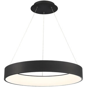 Corso LED 31.5 inch Black Pendant Ceiling Light, dweLED