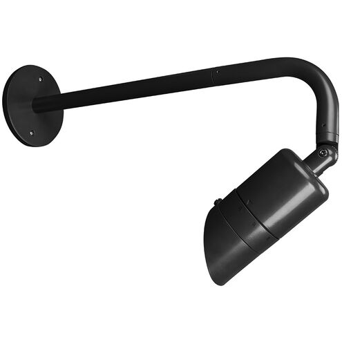 Endurance LED 2.88 inch Architectural Black Outdoor Wall Light in 3000K