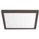 Square LED 11 inch Bronze Flush Mount Ceiling Light in 3000K, WAC Limited