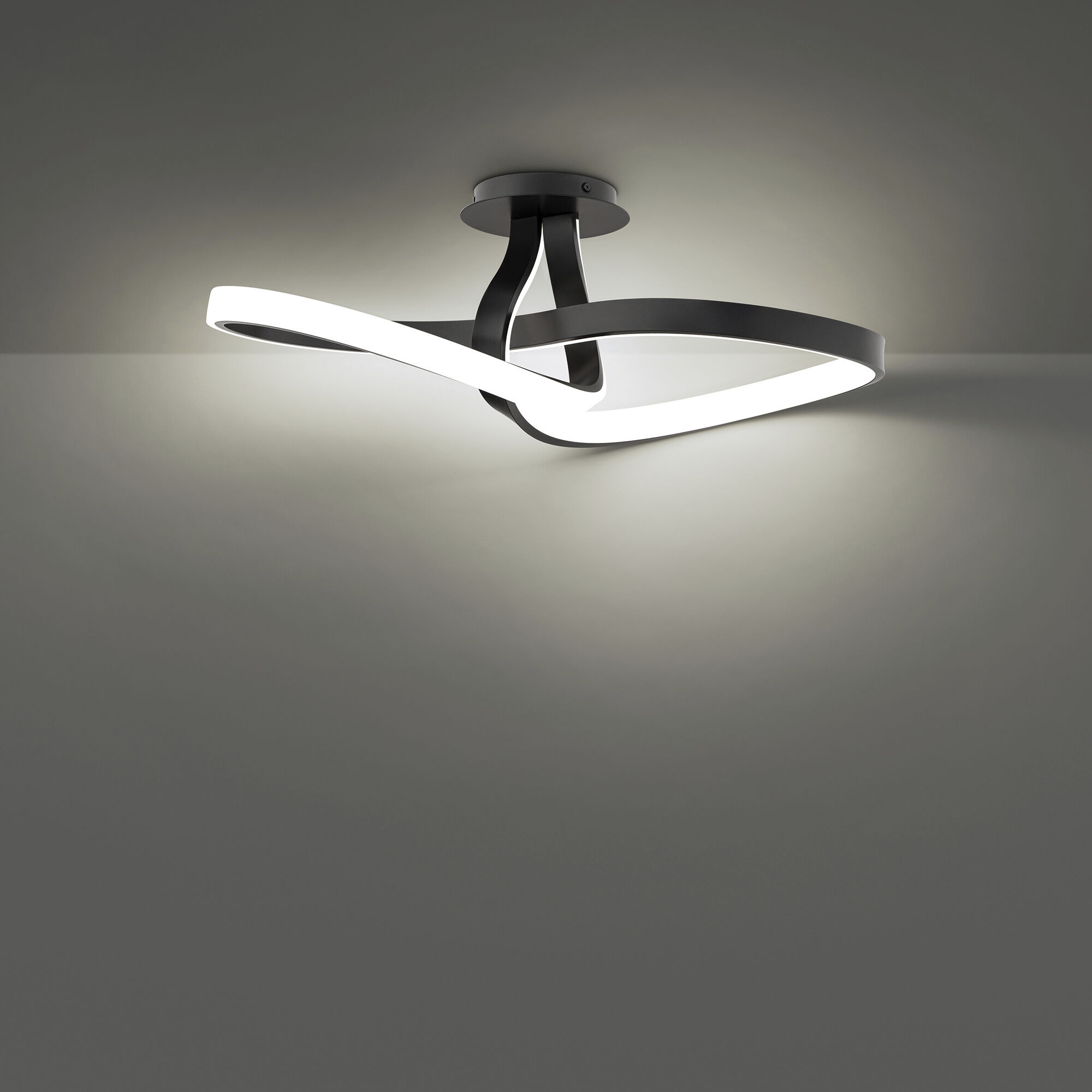 WAC Lighting FM-35424-BK Mobius LED 9.88 inch Black Semi
