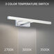 Parallax LED 18 inch Chrome Bath Vanity & Wall Light in 2700K, dweLED