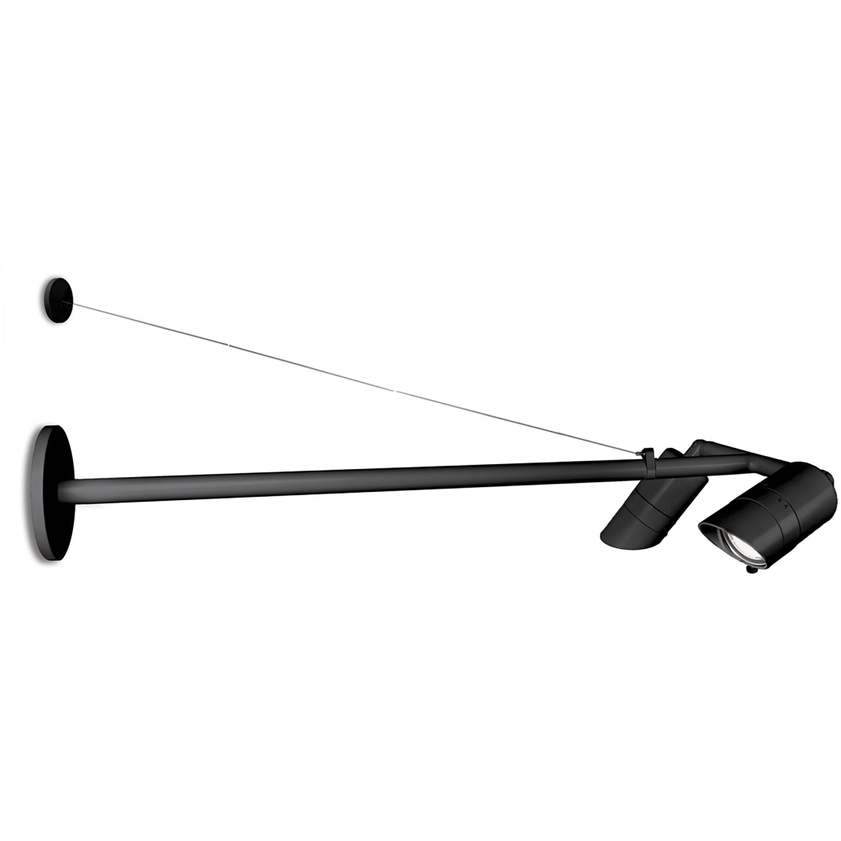 Endurance LED 5 inch Black Outdoor Wall Lighting in 3000K, WAC Limited