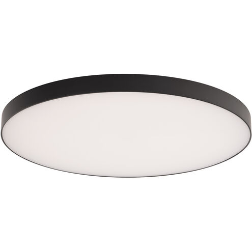 Edgeless Round LED 12 inch Black Flush Mount Ceiling Light