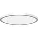 Round LED 24 inch White Flush Mount Ceiling Light