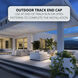 X Track 12 White Outdoor Track Accessory Ceiling Light