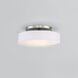 Manhattan LED 14 inch Brushed Nickel Semi-Flush Mount Ceiling Light, dweLED