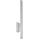 Stag LED 2.5 inch Brushed Aluminum Outdoor Wall Light in 3500K, dweLED