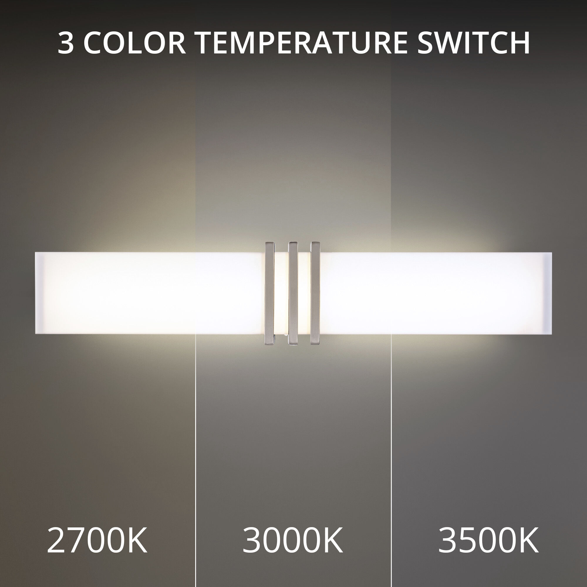 Minibar LED 28 inch Brushed Nickel Bath Vanity & Wall Light, dweLED