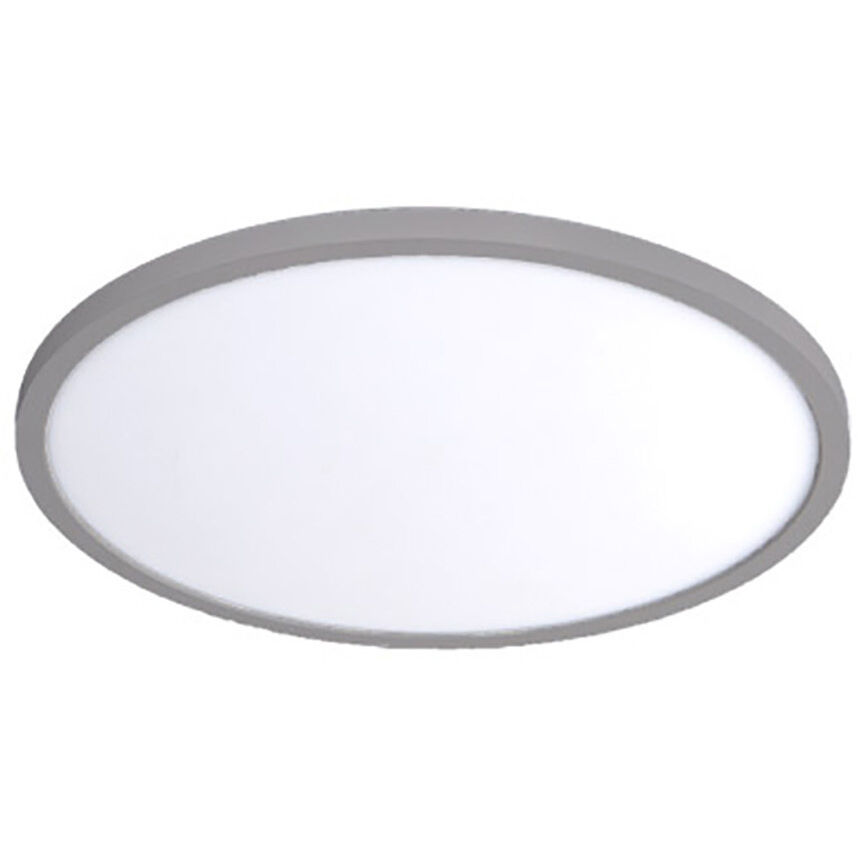 Round LED 7 inch Brushed Nickel Flush Mount Ceiling Light in 3500K, 1, WAC Limited
