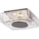 Cuboid 1 Light 10 inch Black Flush Mount Ceiling Light in 3500K