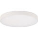 Edgeless Round LED 5 inch White Flush Mount Ceiling Light