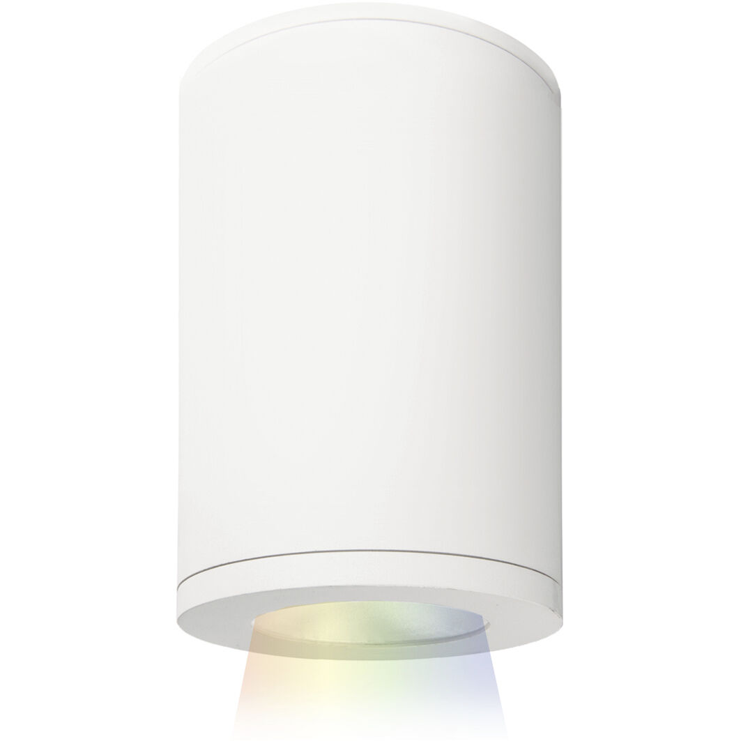 Tube Arch LED 4.88 inch White Outdoor Flush in Flood, 90, Color Changing