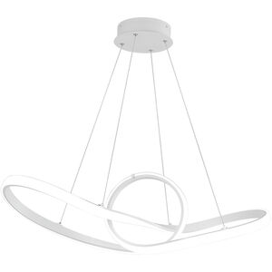 Vornado LED 14 inch White Pendant Ceiling Light, dweLED