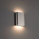 Layne 2 Light 1.75 inch Brushed Nickel ADA Wall Sconce Wall Light in 3000K, dweLED