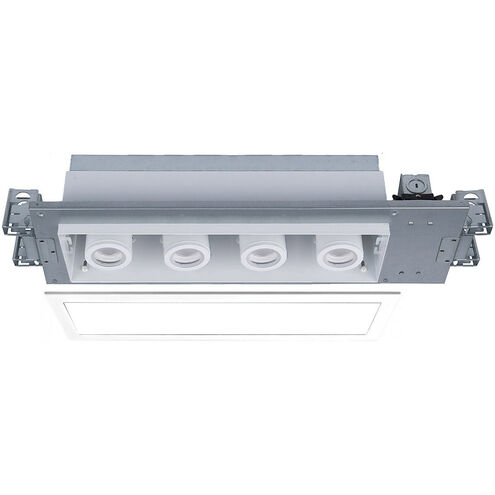 Silo Multiples LED White White Multiple Recessed Trim in 3500K, White/White