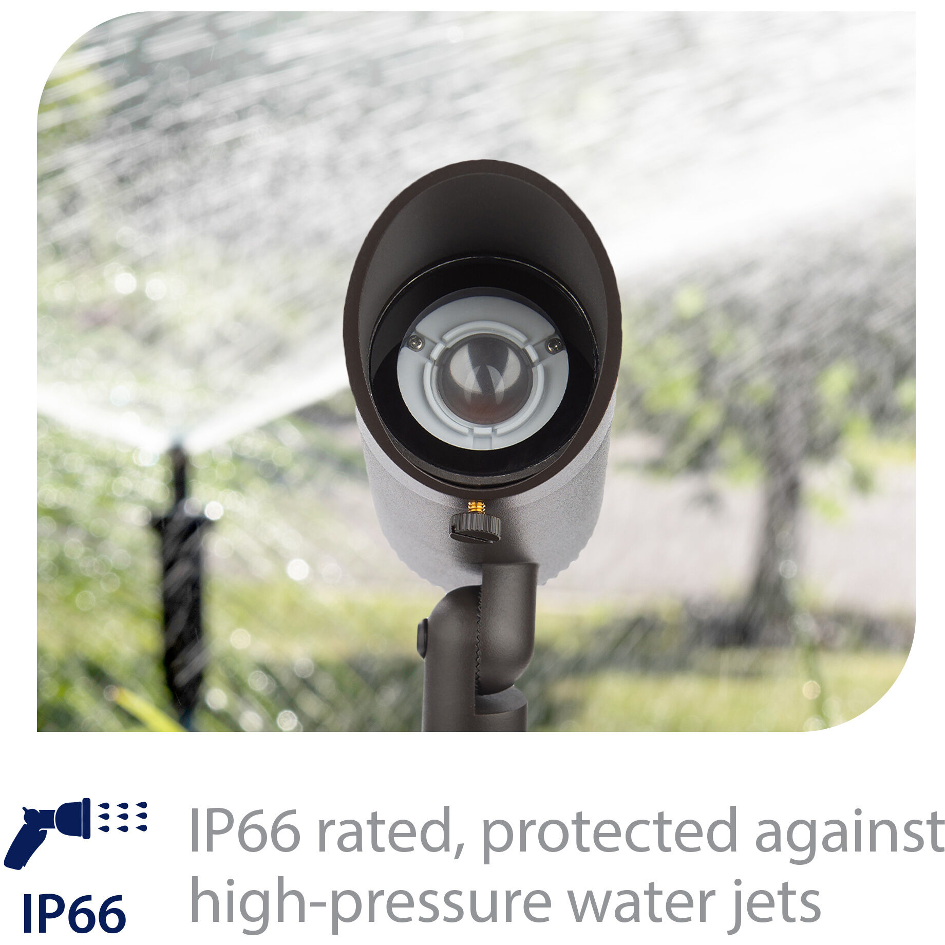 InterBeam Bronze 6 watt LED Spot and Flood Lighting in 2700K, Low Voltage Accent Light Kits, WAC Landscape