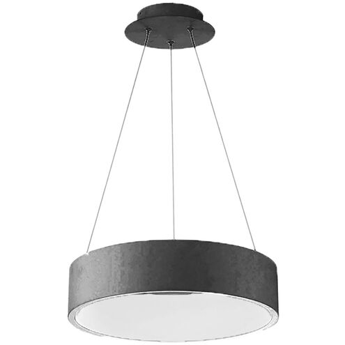 Corso LED 18 inch Black Pendant Ceiling Light, dweLED