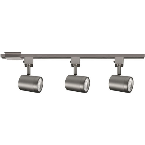 Charge 3 Light 120 Brushed Nickel H Track Fixture Ceiling Light
