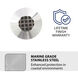 Tyler 12 2 watt Stainless Steel Path Lighting in 2700K, WAC Landscape
