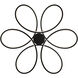 Klover LED 32 inch Black Pendant Ceiling Light in 3000K, dweLED