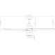 Flair 56 inch Matte Black with Matte White Blades Downrod Ceiling Fan