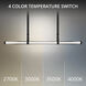 Balance Beam Linear Pendant Ceiling Light in 2700K, dweLED