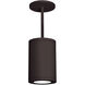Tube Arch LED 5 inch Bronze Outdoor Pendant in Spot, 85, 2700K