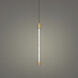 Jedi LED 1.5 inch Aged Brass Mini-Pendant Ceiling Light, dweLED