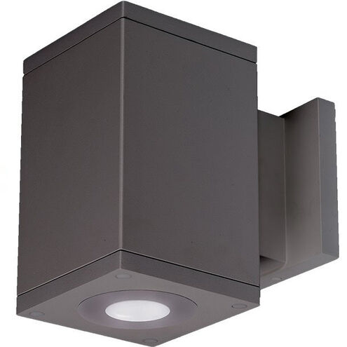 Cube Arch LED 4.5 inch Graphite Sconce Wall Light in Flood, 85, 4000K, Away From Wall