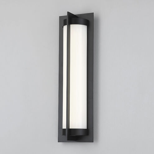 Oberon LED 20 inch Black Outdoor Wall Light, dweLED