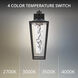 Manchester LED 25 inch Black Outdoor Wall Light in 4000K, dweLED