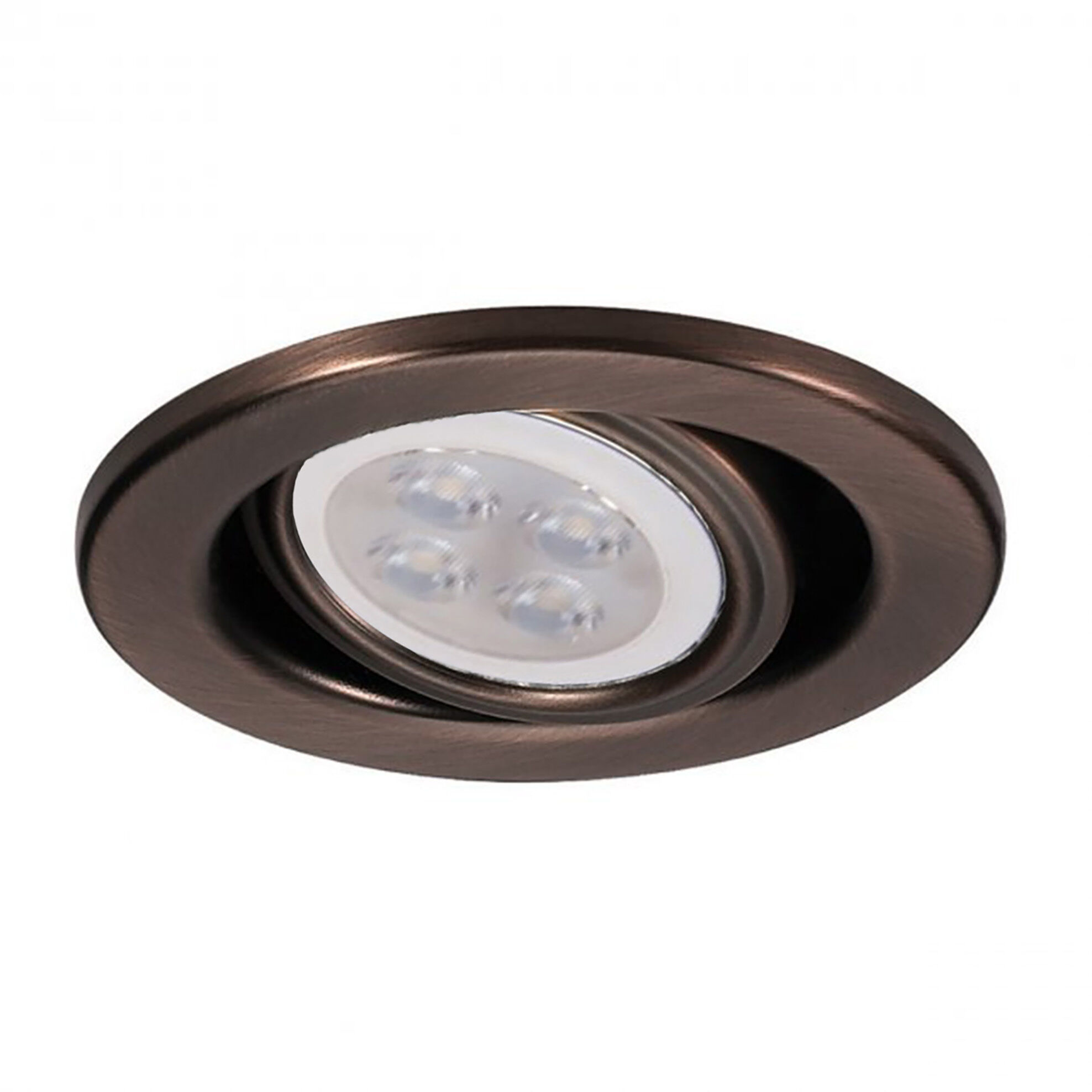 Copper shop recessed lighting