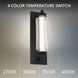 Portos LED 17.88 inch Black Outdoor Wall Light, dweLED