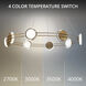 Bracelet LED 32.25 inch Aged Brass Pendant Ceiling Light in 3500K, dweLED