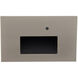 Tyler 120 3.8 watt Brushed Nickel Step and Wall Lighting in 3000K, WAC Lighting