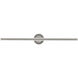 Bastone LED 36 inch Brushed Nickel Bath Vanity & Wall Light in 3000K, dweLED