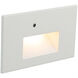WAC 120V Step Light Anti Microbial LED 1.5 inch White ADA Step and Wall Light in Amber, WAC Lighting