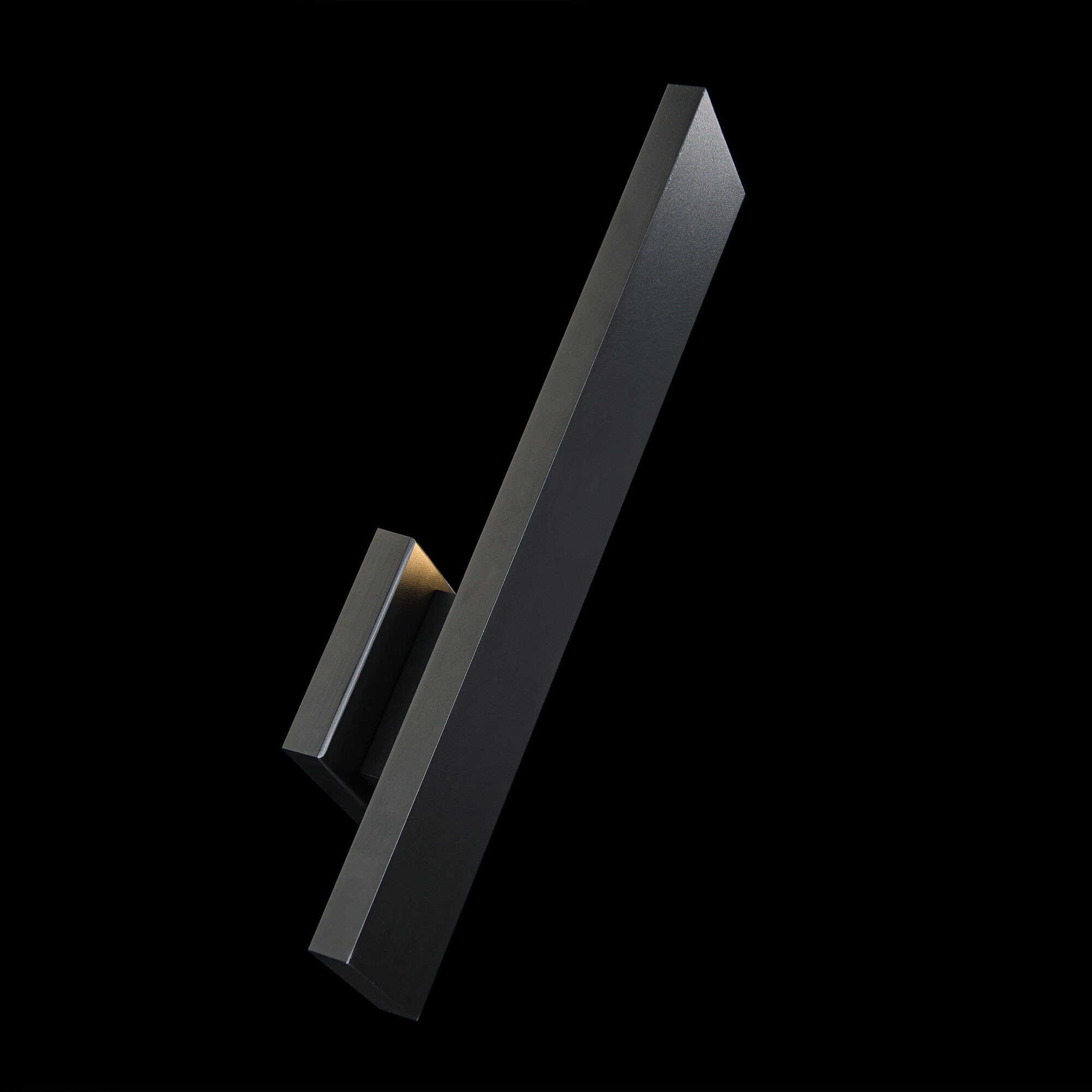 Stag LED 2.5 inch Black Outdoor Wall Light in 3500K, dweLED