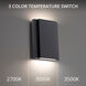 Layne 2 Light 1.75 inch Black ADA Wall Sconce Wall Light in 3500K, dweLED