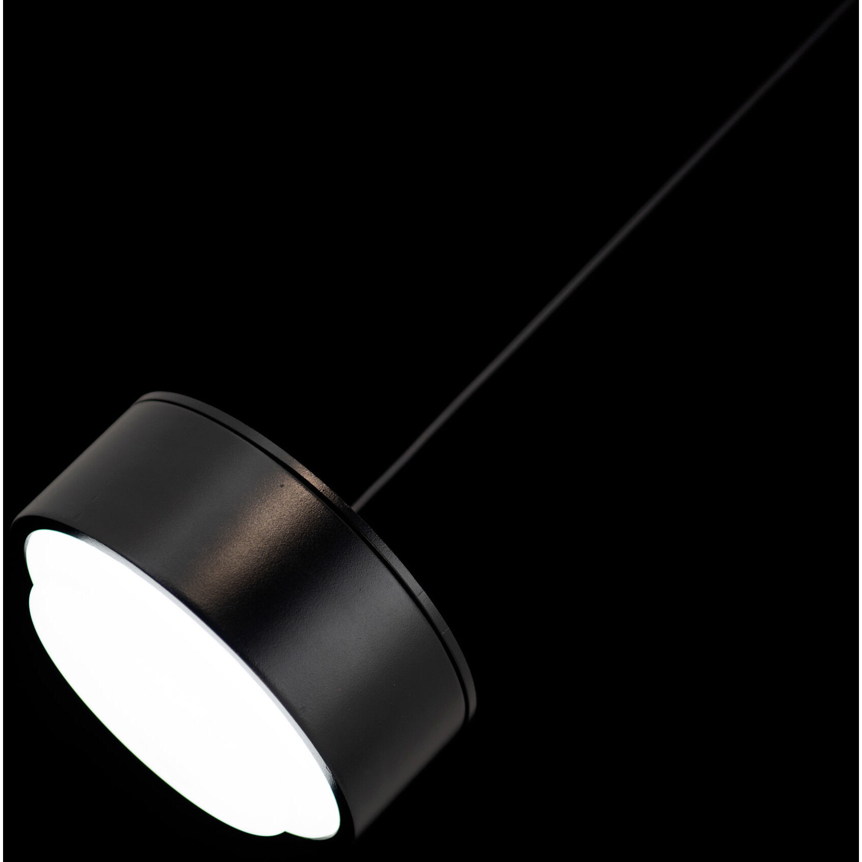 Ohm LED 5.5 inch Black Pendant Ceiling Light, dweLED