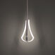 Artemis LED 8.38 inch Brushed Nickel Pendant Ceiling Light, dweLED