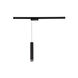 Silo Pendants 1 Light 120 Black/Gold Track Head Ceiling Light in 2700K