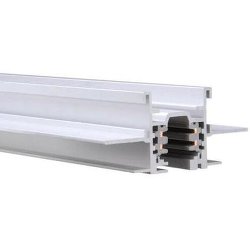 Track System 277V White Recessed Track Ceiling Light
