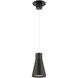 Twist-N-Lite LED 5 inch Black Mini-Pendant Ceiling Light, WAC Limited