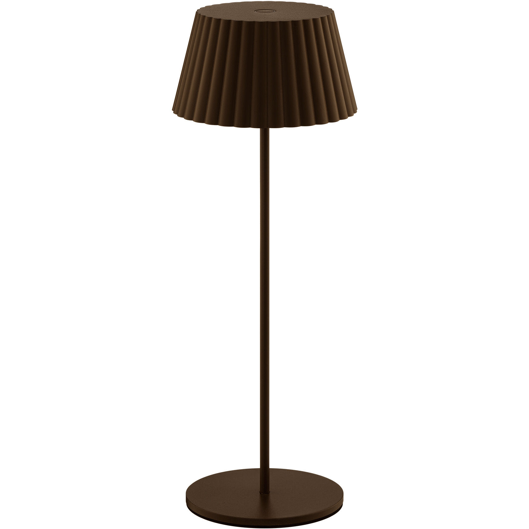 Pleat 14.75 inch 2.00 watt Bronze Rechargeable Table Lamp Portable Light, WAC Limited