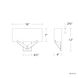 Fitzgerald LED 4 inch Aged Brass ADA Wall Sconce Wall Light in 2700K, dweLED